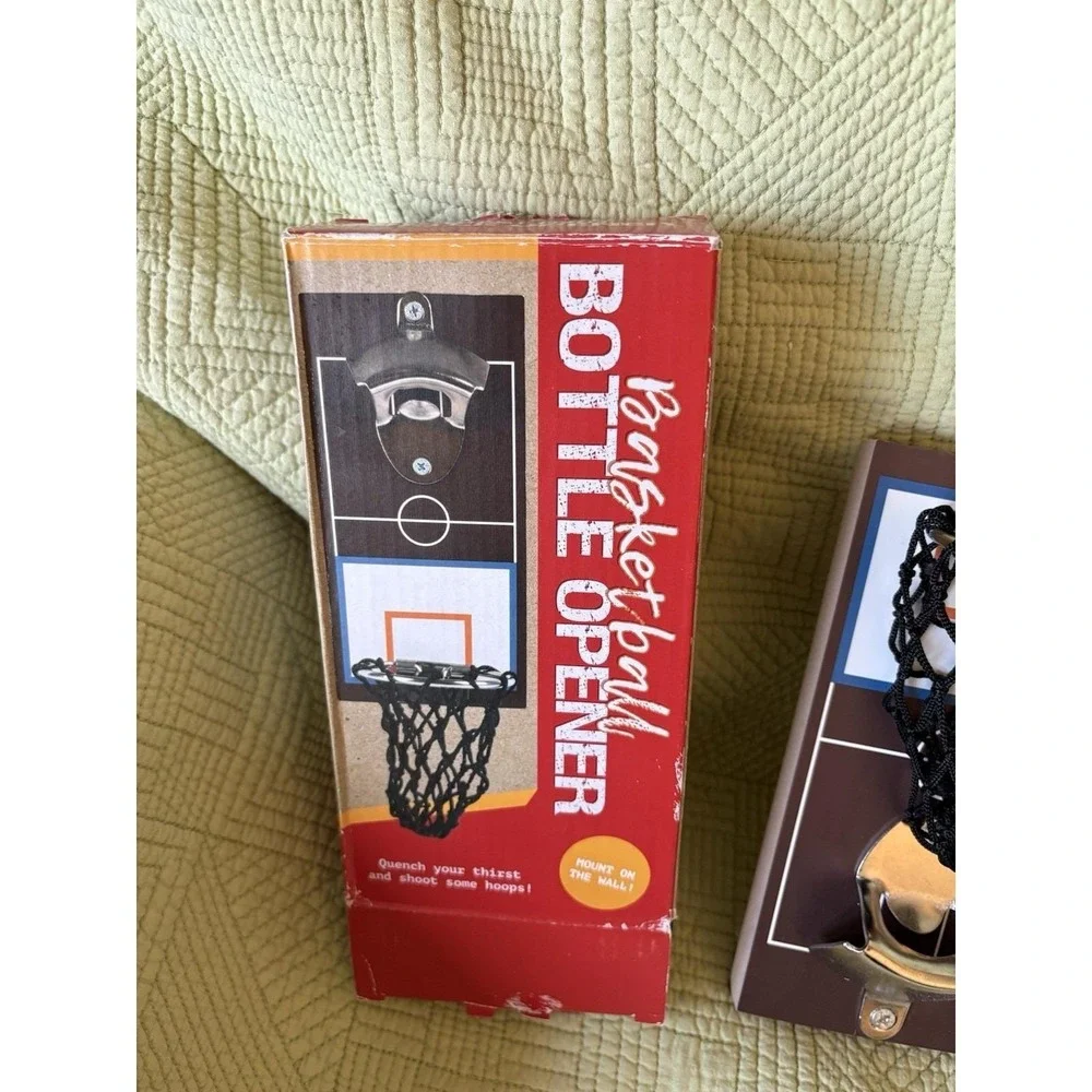 Basketball Bottle Opener Wall Mount 8 X 4